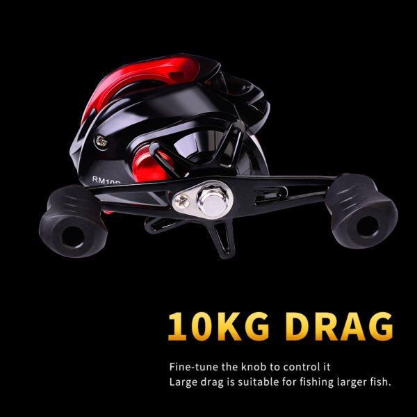 Wholesale Baitcasting Reels 12 Gear Magnetic Brakes 7.2:1 Gear Ratio Metal Fishing Reels - Image 3
