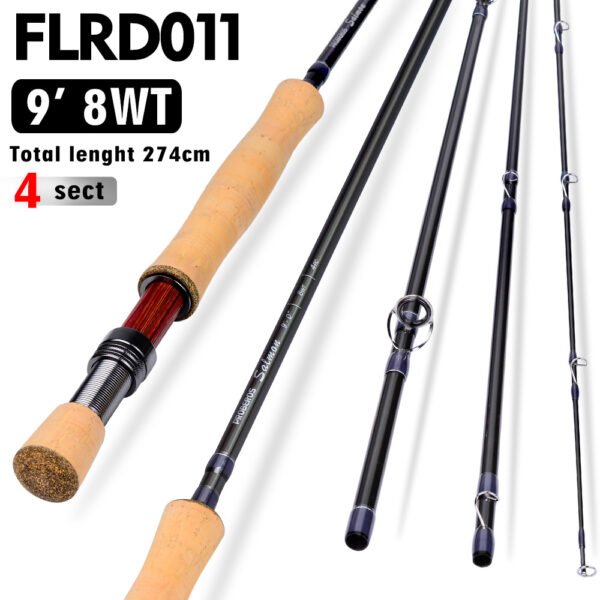 Custom Bulk Outdoor 9in Carbom Fiber Fly Fishing Rod - Image 3