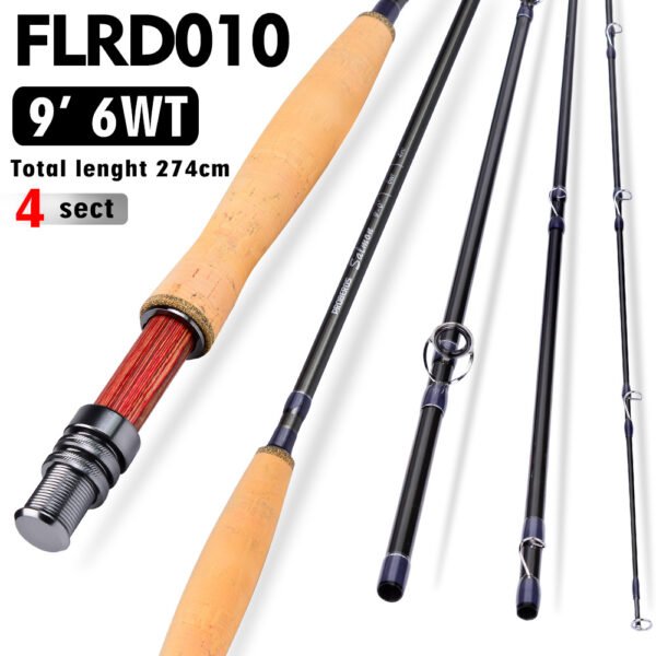Custom Bulk Outdoor 9in Carbom Fiber Fly Fishing Rod - Image 4