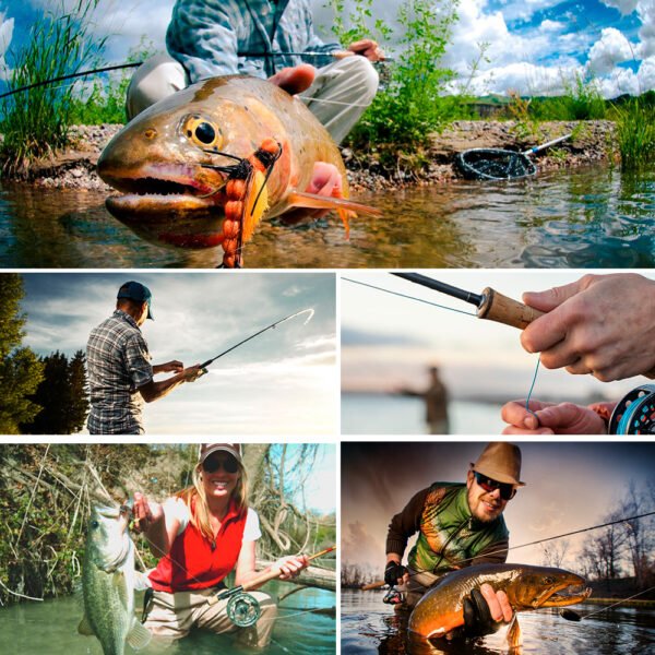 Custom Bulk Outdoor 9in Carbom Fiber Fly Fishing Rod - Image 5