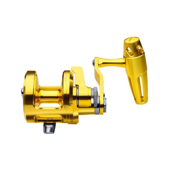 Manufacturer Custom Trolling Reels Gold 9+1BB Ball Bearing 5.7:1 Gear Ratio Fishing Reels for Jigging - Image 3