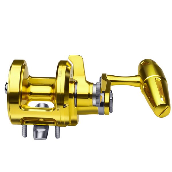 Manufacturer Custom Trolling Reels Gold 9+1BB Ball Bearing 5.7:1 Gear Ratio Fishing Reels for Jigging - Image 5