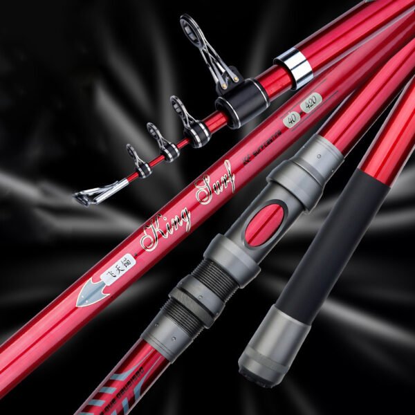 Wholesale OEM Large Fish Anchor Fishing Rod  Carbon Fbier Metal Guides Spinning Rods - Image 2