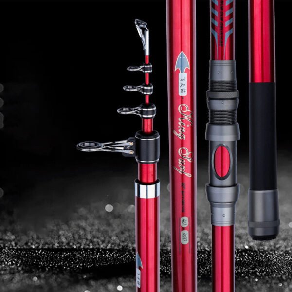 Wholesale OEM Large Fish Anchor Fishing Rod  Carbon Fbier Metal Guides Spinning Rods - Image 3