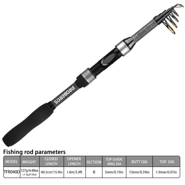 Manufacturer Custom Offshore Fishing Rods Fiberglass Mini Spinning Rods - Image 5