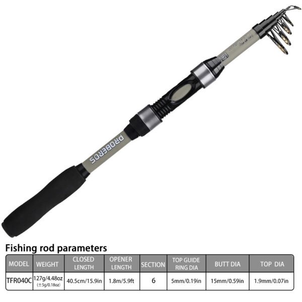Manufacturer Custom Offshore Fishing Rods Fiberglass Mini Spinning Rods - Image 6