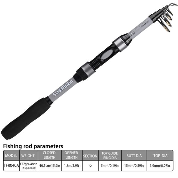 Manufacturer Custom Offshore Fishing Rods Fiberglass Mini Spinning Rods - Image 7