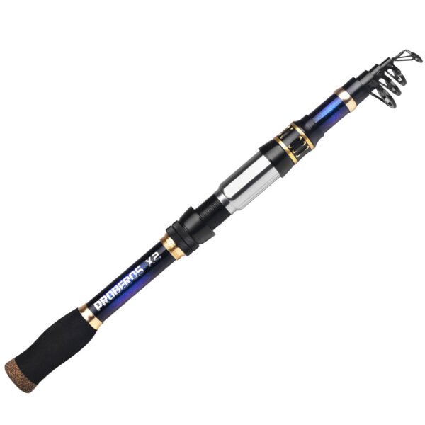 Bulk OEM Custom Fishing Gears Foldable Carbon Surf Fishing Rods Metal Spinning Reels Set - Image 2