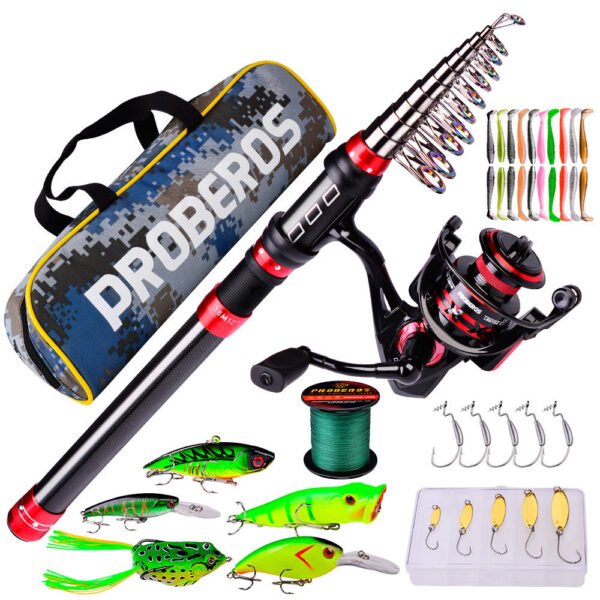 Custom Sea Fishing Rods Carbon Fiber Spinning Rods Wheel Set - Image 2