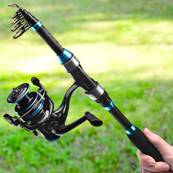 Custom Oudoor Fishing Set Glassfiber Spinning Fishing Rods with Spinning Reels