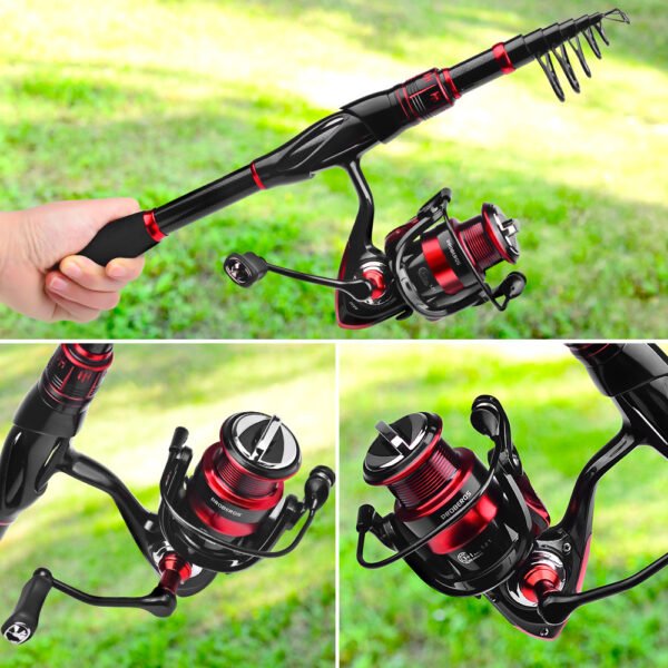 OEM Telescopic Long-casting Fishing Rod with Fishing Reels - Image 2